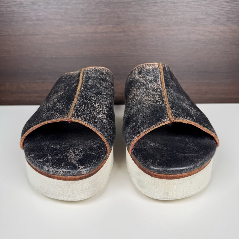 BED|STU Women's FAIRLEE II Platform Leather Slide Sandal Size 11 - Mexico - Picture 4 of 16